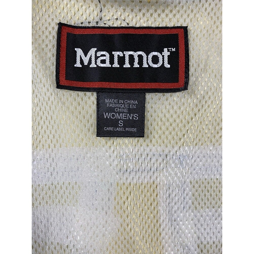 VINTAGE Marmot Jacket Womens Small Yellow Gore-tex Snowboard Ski‎ Winter Coat - Picture 7 of 16